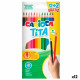 Lápices de colores Carioca Multicolor 14 Piezas (12 Unidades)
