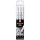 Set of Biros Talens GELLY  White (6 Units)