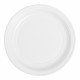 Set de platos reutilizables Maxi Products Blanco Plástico 100 Piezas