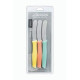 Dessert knife Arcos NOVA Yellow Green Orange Cake Stainless steel polypropylene