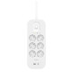 Regleta Enchufes 6 Tomas con Interruptor Belkin Connect SRB002VF2M Blanco