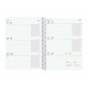 Agenda Finocam COOL Multicolor Cuarto 15,5 x 21,2 cm Selva 2024-2025