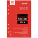 Recambio para Agenda Finocam OPEN R599 2025 11,7 x 18,1 cm