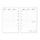 Recambio para Agenda Finocam OPEN R599 2025 11,7 x 18,1 cm