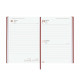 Agenda Finocam DYNAMIC MILANO Y10 Burdeos A5 14 x 20,4 cm 2025