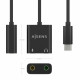 Tarjeta de Sonido Externa Aisens A109-0767 Negro