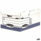 Caja de Archivo Fellowes Maxi Azul Blanco 31 x 39 x 56 cm 10 Unidades
