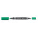 Rotulador permanente Staedtler Lumocolor Duo Verde (10 Unidades)