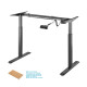 Soporte de Escritorio Motorizado Aisens DF01B-079 Negro Acero