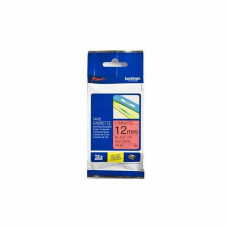 Cinta Laminada para Rotuladoras Brother TZE431 Rojo/Negro 12 mm x 8 m
