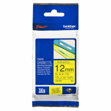 Cinta Laminada para Rotuladoras Brother TZE631 Negro/Amarillo 12 mm x 8 m