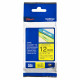 Cinta Laminada para Rotuladoras Brother TZE631 Negro/Amarillo 12 mm x 8 m