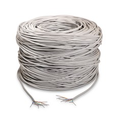 Cable de Red Rígido UTP Categoría 5e Aisens Gris