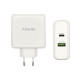 Cargador USB Pared Aisens PD 3.0 USB-C 48 W Blanco