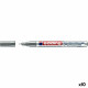 Rotulador permanente Edding 780 Plateado (10 Unidades)