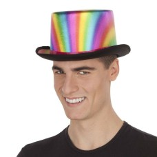 Top hat My Other Me Rainbow One size