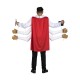 Costume for Adults My Other Me Super Dad M/L (4 Pieces)