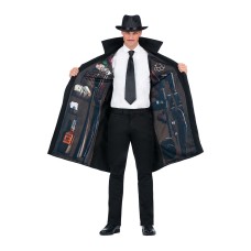 Costume for Adults My Other Me Mafioso One size Black (2 Pieces)