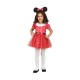 Costume for Children My Other Me Red Little Female Mouse (2 Pieces)