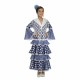 Costume for Adults My Other Me Alvero Blue Flamenco Dancer (1 Piece)