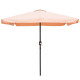 Sunshade Monty alu Beige Aluminium 250 x 250 x 244 cm