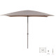 Sunshade Tessa Taupe Aluminium 300 x 400 x 250 cm