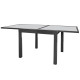 Mesa Extensible Thais 90 x 90 x 74 cm Aluminio
