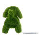 Figura Decorativa Polipropileno Césped Artificial Perro 30 x 50 x 48 cm