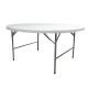 Folding Table Catering White 122 x 122 x 74 cm
