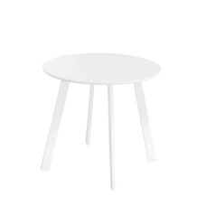 Side table Marzia White Steel 50 x 50 x 44 cm