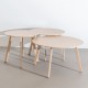 Side table Marzia White Steel 50 x 50 x 44 cm