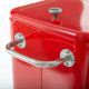 Nevera Portátil Fresh Rojo Metal 74 x 43 x 80 cm