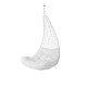 Sillón de jardín colgante Dido Blanco Ratán 82 x 84 x 132 cm