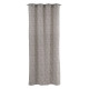 Cortina Gris Flores 140 x 260 cm