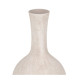 Vase Cream Ceramic Sand 19 x 19 x 35 cm