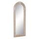 Dressing Mirror White Natural Crystal Mango wood MDF Wood Vertical 87,63 x 3,8 x 203,2 cm