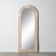 Dressing Mirror White Natural Crystal Mango wood MDF Wood Vertical 87,63 x 3,8 x 203,2 cm