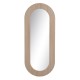 Dressing Mirror Natural Crystal MDF Wood 65 x 2,2 x 160 cm