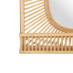 Wall mirror Beige Crystal Rattan 61 x 15 x 76 cm