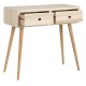 Console MARIE Natural Aspen wood 85 x 40 x 80,5 cm