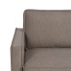 Chaise Longue Sofa Taupe 235 x 155 x 87 cm