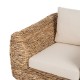 Armchair Natural Rattan Foam 111 x 97 x 63 cm