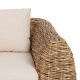 Armchair Natural Rattan Foam 111 x 97 x 63 cm