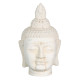 Decorative Figure Cream Buddha Oriental 19 x 18,5 x 32,5 cm
