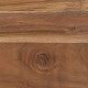 Juego de 3 mesas Negro Natural Hierro Madera de acacia 86 x 81 x 43 cm (3 Unidades)