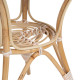 Mesa auxiliar 81 x 81 x 76,5 cm Natural Beige Ratán