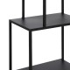 Shelves 65 x 25 x 110 cm Black Metal