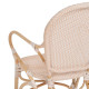 Dining Chair 57 x 62 x 90 cm Natural Beige Rattan