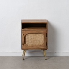 Side table BATARI 45 x 35 x 64 cm Natural Wood