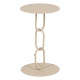 Side table 30,5 x 30,5 x 50 cm Cream Iron
